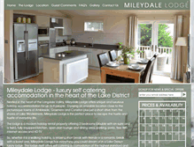 Tablet Screenshot of lake-district-luxury-lodges.co.uk